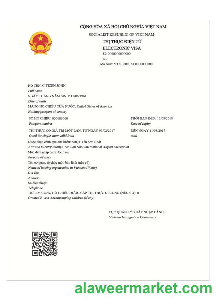 VIETNAM e-visa